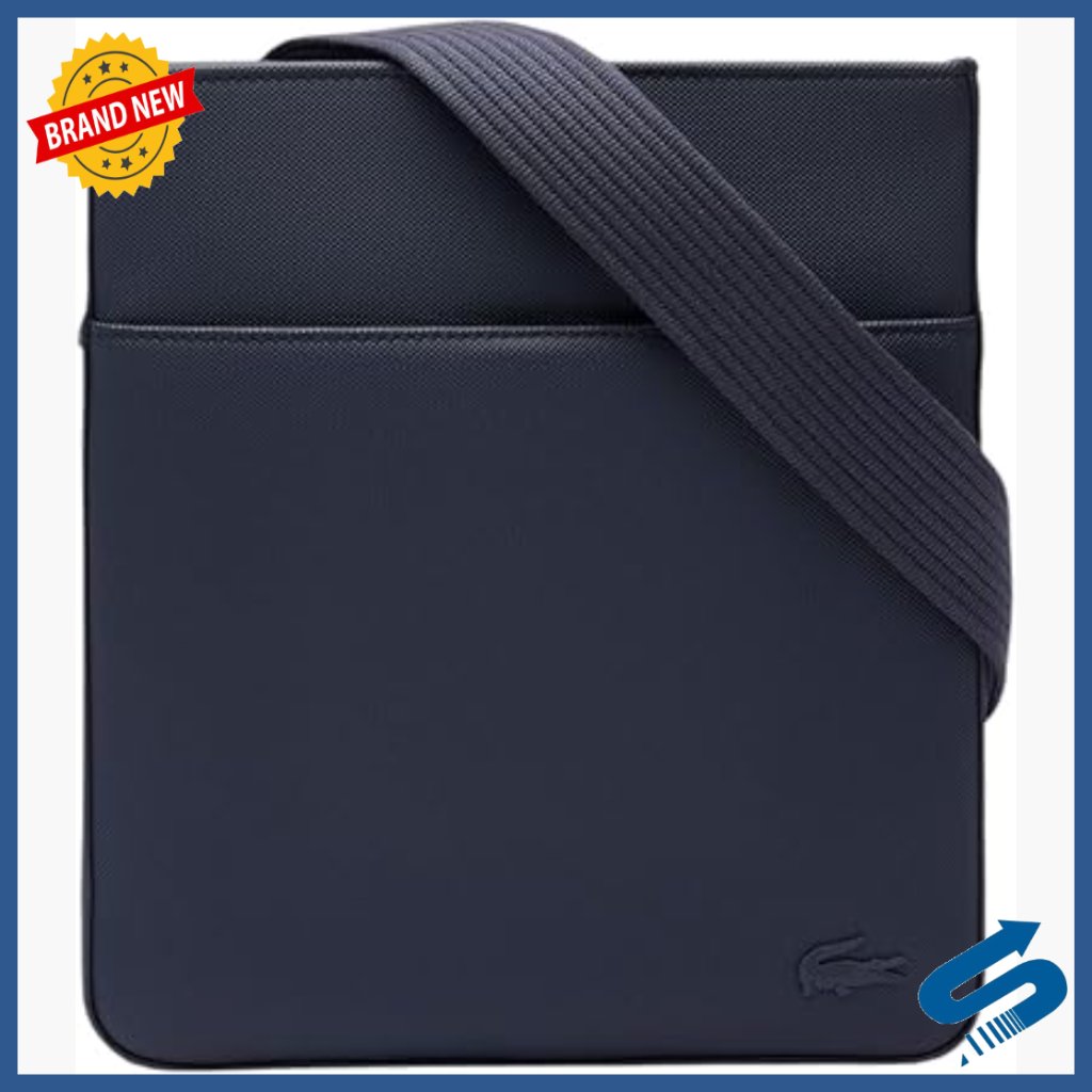 Men's Classic Crossbody Bag With Adjustable Strap And Multiple Pockets